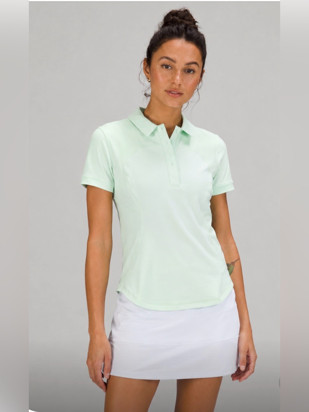 Lululemon Athletica Mint Button Down Shirt